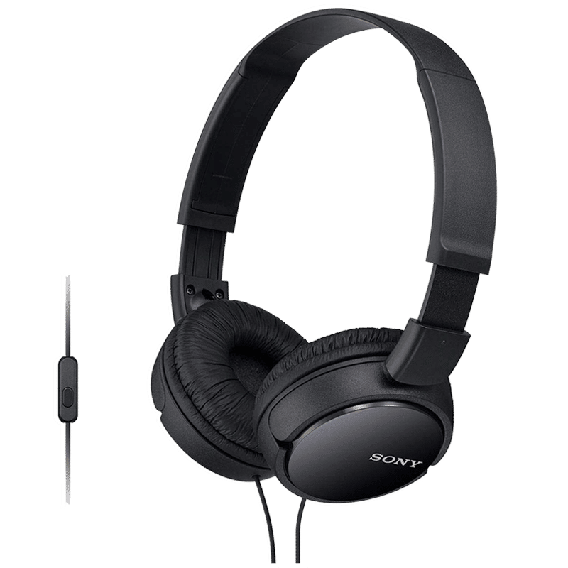 popo114 Buy SONY MDR-ZX110AP Wired Headphone with Mic (3.5mm Connector, On